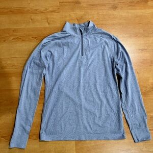 Figs Ceil Blue Quarter-Zip Women’s Pullover.  Like Brand New.